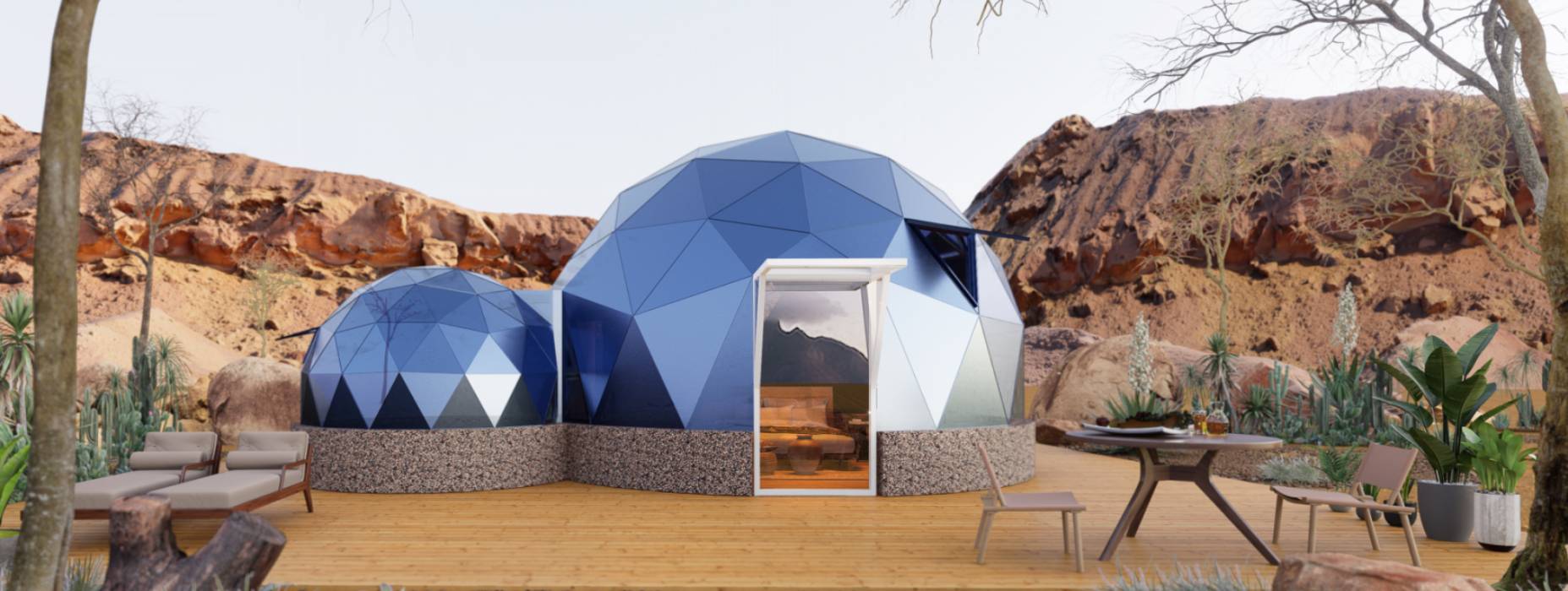 禹州市球形智能光伏玻璃星空房